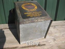 32089 Old Vintage Garage Tin Can Sign Advert Oil Globe Pump Pyramid Redline