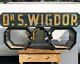 6 Antique Double Sided Neon Optometrist Trade Sign Gas Oil Glasses Original Vtg
