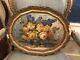 Antique/vintage Roses Oil Painting-beautiful, Pinks, Yellows And Blues