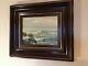 Antique Vintage Original Framed And Signed Oil Painting By Puerto Marinas