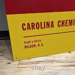 C. 1960s Original Vintage Champion Chemicals Sign Metal Boxer Dealer Sign Gas Oil