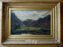 DAVID FARQUHARSON, LISTED, REALISM RARE Scotland Oil Landscape MASTERWORK WOW