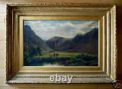 DAVID FARQUHARSON, LISTED, REALISM RARE Scotland Oil Landscape MASTERWORK WOW