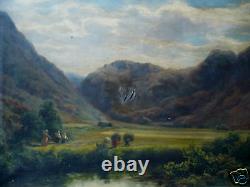 DAVID FARQUHARSON, LISTED, REALISM RARE Scotland Oil Landscape MASTERWORK WOW