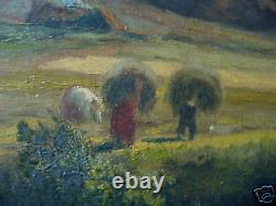 DAVID FARQUHARSON, LISTED, REALISM RARE Scotland Oil Landscape MASTERWORK WOW