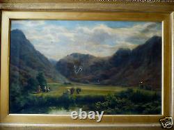 DAVID FARQUHARSON, LISTED, REALISM RARE Scotland Oil Landscape MASTERWORK WOW