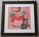 D'ambly Vintage Abstract Modernist Painting Mid Century Pop Art Geometric Signed