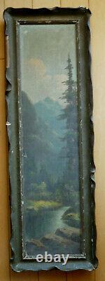 Detreville, Listed, Mount Shasta Ca California Plein Air Impressionist River Oil