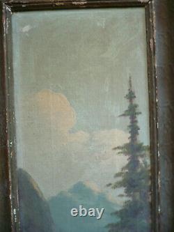 Detreville, Listed, Mount Shasta Ca California Plein Air Impressionist River Oil