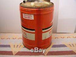 Ex! Vintage Ariens Arrow Snowmobile Fuel Gas Can Premium Gas Oil MIX Brillion Wi