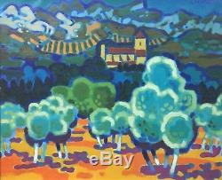 GUY CHARON Original Signed Vintage 1960 French Landscape Oil Painting LISTED