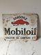 Gargoyle Mobil Oil Standard Vacuum Oil Company Sign Vintage Porcelain Enamel Old