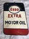 Genuine Vintage Esso Extra Motor Oil Metal Sign 24 (61 Cm) X 19 (49 Cm)