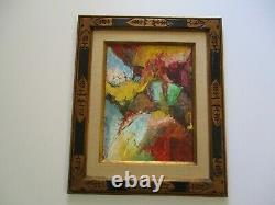 Gerald Payne Rowles B. 1929 Painting Abstract Expressionist Modernism Vintage