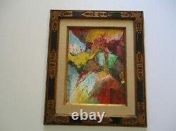 Gerald Payne Rowles B. 1929 Painting Abstract Expressionist Modernism Vintage