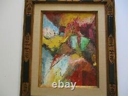 Gerald Payne Rowles B. 1929 Painting Abstract Expressionist Modernism Vintage