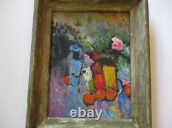 Gerald Payne Rowles B. 1929 Painting Expressionist Modernist Abstract Vintage