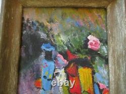 Gerald Payne Rowles B. 1929 Painting Expressionist Modernist Abstract Vintage