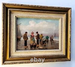 Hungarian School Vintage Oil Painting Signed Indistinctly dated 1927