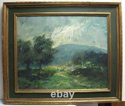 John Koenig Vintage Impressionist Mountain Landscape Listed New Mexico Artist