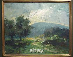 John Koenig Vintage Impressionist Mountain Landscape Listed New Mexico Artist