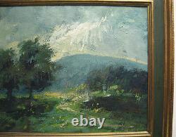 John Koenig Vintage Impressionist Mountain Landscape Listed New Mexico Artist