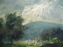 John Koenig Vintage Impressionist Mountain Landscape Listed New Mexico Artist