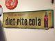 Large Vintage C. 1960 Diet Rite Cola Rc Soda Pop Gas Oil 54 Embossed Metal Sign