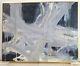 Mid Century Vintage Abstract Expressionist Action Painting New York Signed 1979