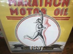 Marathon Motor Oil Vintage Poster From The 1930's Authentic Paper Poster