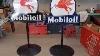 Mobil Oil Pegasus Porcelain Sidewalk Signs Socony Vacuum Oil Company