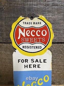 Necco Wafers Vintage Porcelain Sign Confectionery Sweet Shoppe Food Gas & Oil