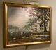 New Orleans Original Oil Painting James Hussey Plantation Framed Art Vintage
