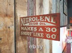 Nitrolene Vintage Motor Oil Flange Inv#410