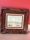 Original Antique Vintage Oil Painting Signed By The Artist Nautical