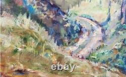 Original Impressionist Landscape Oil Painting Signed M. Crounse 16x20