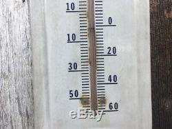Original Prestone Anti-Freeze Vintage Thermometer Sign Gas Oil Auto Porcelain