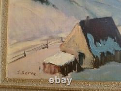 Original Sydney Berne Oil painting! Signed Vintage Collectable. Canadian Rare