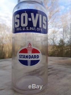 Original Vintage Oil Cans 1 Qt. Standard Oil Can Bottle Sign 9.99 Starts N/r