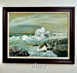 Original Vintage Oil seadscape signed 50% off listed Price Free Shipping