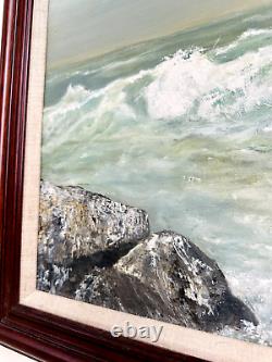 Original Vintage Oil seadscape signed 50% off listed Price Free Shipping