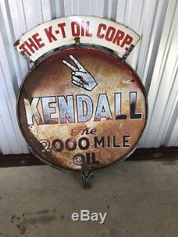 Original porcelain gas oil sign, Sign, Oil, Kendall, Sign, Vintage, Porc