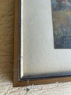 Original vintage rare oil paint on paper! Pablo Picasso hand signed-framed