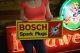 Original Vintage Tin Sign Embossed Metal Sign Bosch Gas Oil Auto Spark Plugs