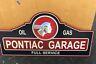 Pontiac Garage Full Service Oil Gas Steel Sign 23 X 11 Choose New Vintage