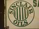 Rare Early Sinclair Oil / Gas Vintage Porcelain Lease Sign Pre Dino