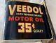 Rare Large Vintage Double Advertising Tydol And Veedol Gas And Oil Flange Sign