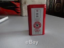 Rare Billups Ethyl Premium Gas Pump Bank Advertising Vintage Oil Can Sign