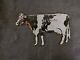 Rare Vintage De Laval Delaval Cow Dairy Porcelain Sign Gas Oil Car Truck