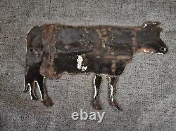 Rare Vintage De Laval Delaval Cow Dairy Porcelain Sign Gas Oil Car Truck